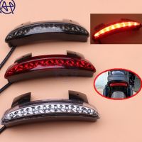 1pcs Motorcycle Rear Fender Edge LED Tail Warning Stop Light Smoke/Red/Clear Lens For Harley Iron 883 XL883N XL1200N Chopped