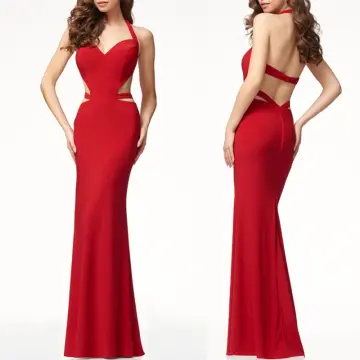 Red Long Elegant Evening Dresses V-Neck Tulle Sequins Party Gowns 2022  Beads Prom Party Wear For Wed