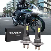 ใหม่ ชุดแปลงไฟหน้า LED H7 6000K สําหรับ Kawasaki Ninja 1000 650 300 2011-2015 ZX10R ZX6R 2003 2004-2016 2 ชิ้น