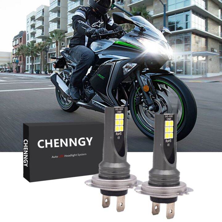 ชุดแปลงไฟหน้า-led-h7-6000k-สําหรับ-kawasaki-ninja-1000-650-300-2011-2015-zx10r-zx6r-2003-2004-2016-2-ชิ้น-2pcs