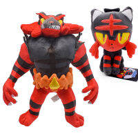 20-33 โปเกมอนอะนิเมะรูป Lncineroar Litten ตุ๊กตาของเล่นน่ารักการ์ตูนสัตว์เลี้ยงการกระทําตุ๊กตายัดไส้เด็กของขวัญคริสต์มาส