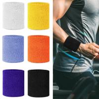 Cotton Wrist Support Band Wristband Sport Bracers Sweat Towel Cuff Tennis Wrist Guard Protector Strap Fitness Run Sweatband Gym