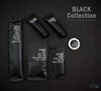 [แพ็คชนิดละ100ชิ้น] รุ่น Black ซองพลาสติก งานซอง ของใช้ในโรงแรม Amenities Kit ของใช้ในห้องน้ำ hotel supplies อเมนิตี้  (สินค้าอยู่ที่ไทย สต็อคพร้อมส่ง)