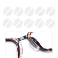 10 Pair Glasses Nose Pads Adhesive Silicone Nose Pads Non-slip White Thin Nosepads for Glasses Eyeglasses Sunglasses