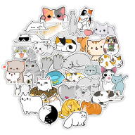 Set 50 Sticker chống nước mèo con hoạt hình dễ thương dán xe vali laptop thumbnail