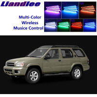 LiandLee Car Glow Interior Floor Decorative Seats Accent Ambient Neon light For NissanPathfinder Pathfinder R50 MK2 1995~2005