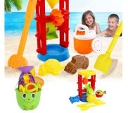 Đồ Chơi Đi Biển Xô Đi Biển. Bộ Đồ Chơi Với Cát Khi Đi Biển Có Guồng Quay.