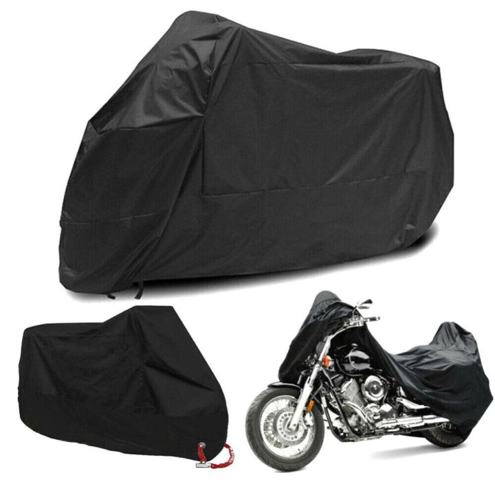 ผ้าคลุมมอเตอร์ไซค์-benelli-tnt-600-gt-สีดำ-ผ้าคลุมรถ-ผ้าคลุมรถมอตอร์ไซค์-motorcycle-cover-protective-bike-cover-uv-black-color