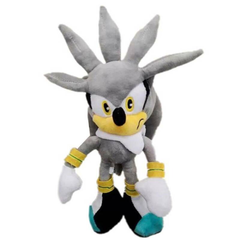 Sonic The Hedgehog Plush Knuckles Silver Tails Stuffed Teddy Bear Soft Toy Ｇift 