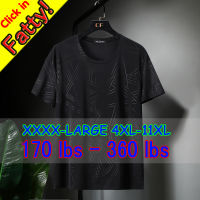 Summer fatty clothing loose tee shirt Oversized 4XL-11XL mens Ice Silk short-sleeved T Shirt Big elasticity high quality Tops