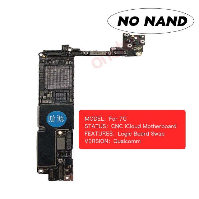 cnc-id-เมนบอร์ดสำหรับ-iphone-7-8-plus-เมนบอร์ด-icloud-ถอดบอร์ดลอจิกบอร์ดเบสแบนด์ซีพียูแบบไม่มี-nand