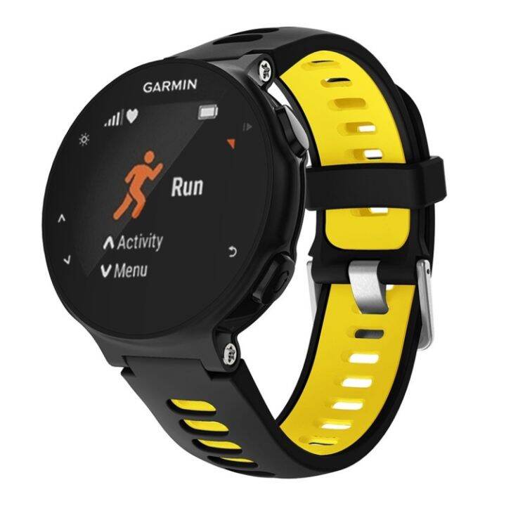 สายนาฬิกาข้อมือซิลิโคนสมาร์ทวอท์ชสำหรับ735XT Garmin Forerunner Lazada