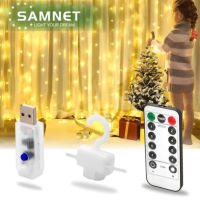 Remote Control Christmas Decorations Curtain String Light 3 Meter LED Fairy Lamp Wedding Home Indoor Decoration