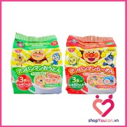 Mì Nissin Ramen Anpaman Nhật Bản, Mì Ăn Liền Cho Bé 90g 3gói 30g HSD T5-6