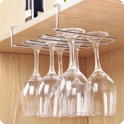 【CW】 Hanging Wine Holder - Glass Rack Cup Aliexpress