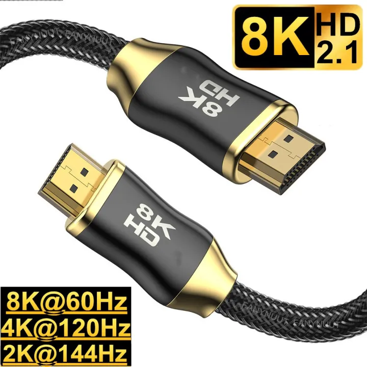 HDMI2.1 compatible Cable for Sony PS5 8K 60Hz 4K 120Hz Audio TV MI BOX