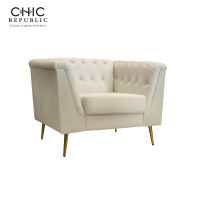 Chic Republic CLASSICA/1,โซฟา 1 ที่นั่ง - สี ครีม