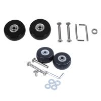 【CW】 4 Sets Of Luggage Suitcase Wheels Axles Deluxe Repair 50X20x6.1 Mm  amp; 40Mm