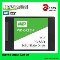 SSD (เอสเอสดี) 240GB WD GREEN (WDSS240G2G0A) SATA 3D