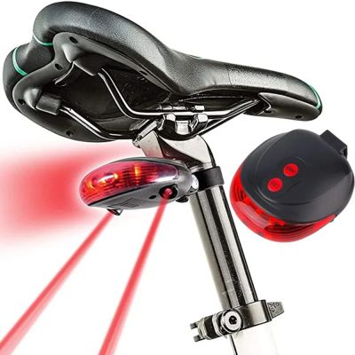 ►♧ Bicycle Waterproof Cycling Lights Taillights LED Laser Safety Warning Bicycle Lights Bicycle Tail Bicycle Accessories Light