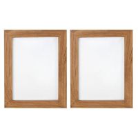 ◑☾ Photo Frame Wooden 2pcs Removal Picture Frames Engraving Photo Printed Photo Frame Kit Gifts For Friends Boyfriend Girlfriend