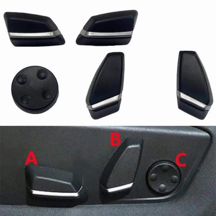 Electric Seat Adjustment Button Power Lumbar Support Headrest Switch