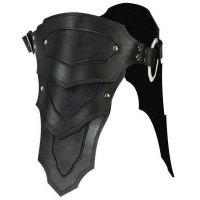 Medieval Renaissance Leather Faulds Large Ring Belt Ranger Knights Thigh Protector Gothic Tasset Armor Waist Protection For LARP