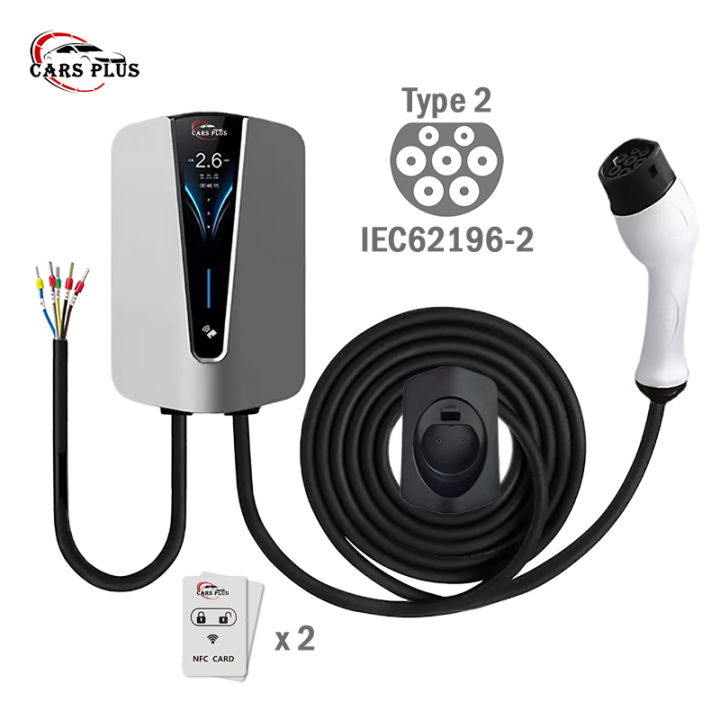 Carsplus Ev A Ev Charger Wall Box Evse Wallbox Kw Kw Phase