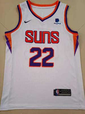 Ready Stock Hot 22 Deandre Ayton Phoenix Suns Basketball Swingman Jersey - White