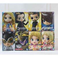 Bandai ซูเปอร์ฮีโร่ของแท้ Q Posket ซีรีส์ธอร์โลกิตุ๊กตาขยับแขนขาได้นการี่สีดำสำหรับผู้หญิงของเล่นเด็กของขวัญเครื่องประดับ