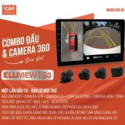 HCMCamera 360 Ô Tô Elliview S3+ Tích Hợp Đầu Màn Hình Android