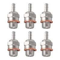 6Pcs Glow Plug Hot Spark Nitro Engine Parts Replace OS 8 for Traxxas Kyosho HSP HPI 1/8 1/10 RC Car Truck Buggy