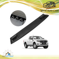 แก๊บหน้า มีไฟ LED หลังคา รุ่นไม่มีราวหลังคา ไม่มีเสาอากาศ Ford  Mitsubishi Ranger XLT Wildtrak 4x2 4x4 ประตู ปี2018 - 2019 มีบริการเก็บเงินปลายทาง