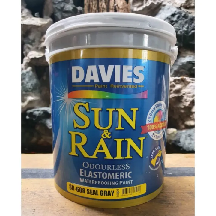 Sun Rain SR-608 Seal Gray 4L Davies Sun And Rain Waterproofing ...