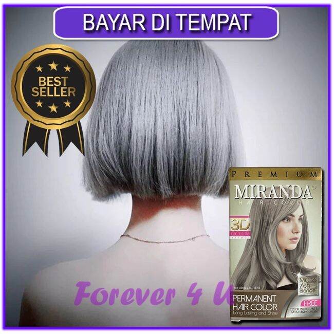 BERANI TAMPIL BEDA!! Cat rambut warna abu abu permanen perwarna rambut korea yang bagus permanen