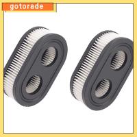 GOTORADE 2PCS 593260 ตลับกรองกรอง สีดำสีดำ พลาสติกทำจากพลาสติก เครื่องตัดหญ้าตัดหญ้า ชุดเครื่องตัดหญ้า ตัวกรองทดแทน สวนในสวน