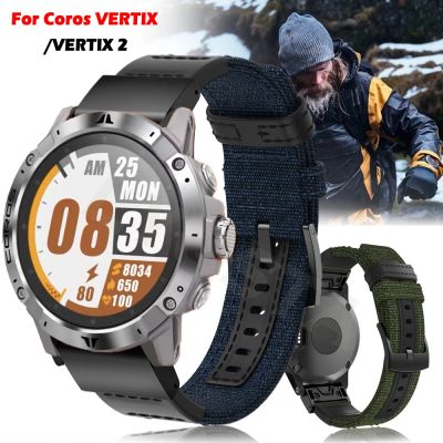 gdfhfj 26 22mm Sport Nylon Smart Watchband Strap For Garmin Fenix 7 7X 6X 6 Pro 5X 5 Plus Quick Release Bands For Coros VERTIX /VERTIX2