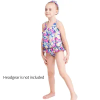 Floating Swimming Suit Detachable Floating Training Bathing Suit Swimsuit Infant Swimwear with Buoyancy Sticks for Girls