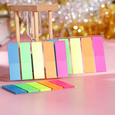 Rayua 100แผ่นเรืองแสงกระดาษ self adhesive MeMO Pad Sticky Notes