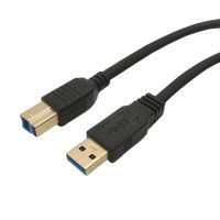 USB ปิดทอง3.0ประเภทตัวผู้พิมพ์ B สายเคเบิลตัวผู้เป็นตัวผู้2ม. 3M 5ม. สำหรับ2.5 3.5นิ้ว Hdd/ ฮาร์ดไดรฟ SSD