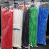 ( Promotion+++) คุ้มที่สุด เคเบิ้ลไทร์ 12นิ้ว (4.8*300)สีขาวสีดำ สายรัดพลาสติก cabletie ถุงละ100เส้น ราคาดี กาว กาว ร้อน กาว อี พ็ อก ซี่ กาว ซิ ลิ โคน