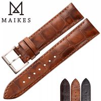 【HOT】♤ MAIKES Leather Accessories Watchbands 18mm 19mm 20mm 22mm Band