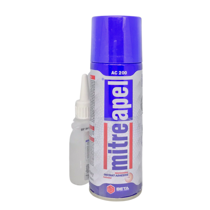 MitreApel Professional Instant Adhesive Activator 6.7 Oz (AC 200) with