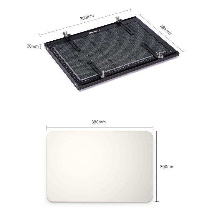 kkmoon-atomstack-la-ser-engraver-f1-honeycomb-working-table-all-metal-structure-steel-panel-board-platform-with-measurement-for-co2-ไดโอด-ไฟเบอร์-la-ser-เครื่องแกะสลัก