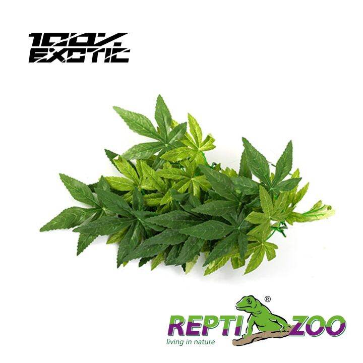 Reptizoo Terrarium Plants Iha Leaves Tiffany Artificial Plants, Fake