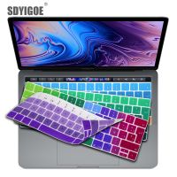 【Xiaohongs keyboard film 】 สเปนสหภาพยุโรปใส่แป้นพิมพ์ครอบสำหรับ Macbook Pro13 15พร้อมแถบสัมผัส A1706/ A1707/A1989/A1990ฟิล์มป้องกันแป้นพิมพ์