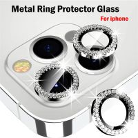 Diamond Glitter Camera Protection for Iphone 14 13 11 Pro Max Plus Lens Tempered Glass On iphone 12 13 11 14 Pro Max Metal Ring