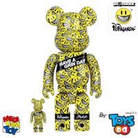 Bearbrick x Ron English Have a Grin Day 400% &amp; 100%