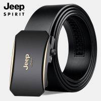 [pure cowhide] Jeep Jeep belt male the new trend and durable strong real cowhide belt male money belt