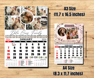 Customize Anime Calendar 2024 (5R) (small calendar)